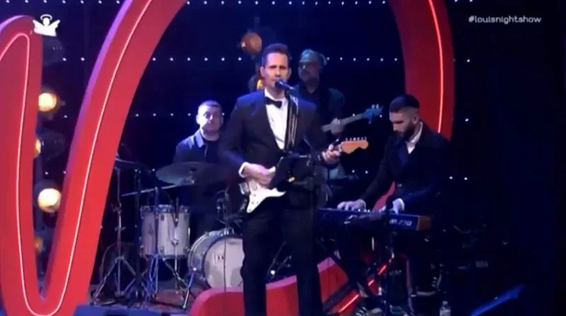 Louis Night Show full band TV performance Cyprus
