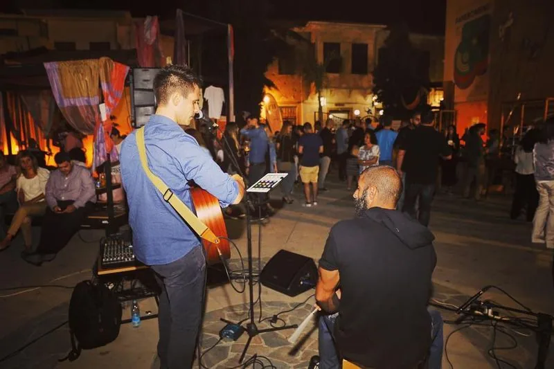 Live event Nicosia Cyprus outdoor night performance