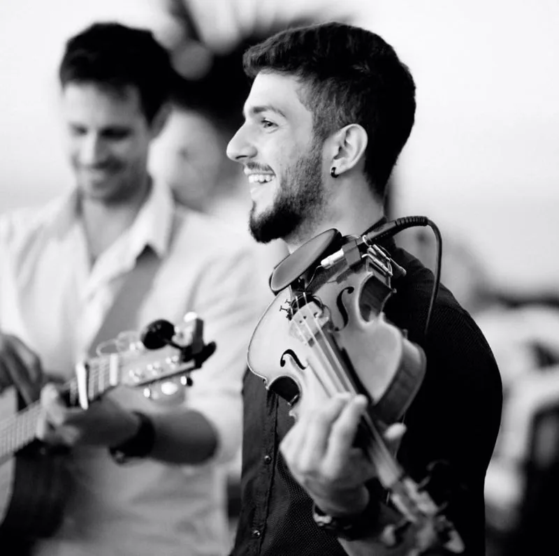 Guitar violin duo BW live wedding Cyprus performance